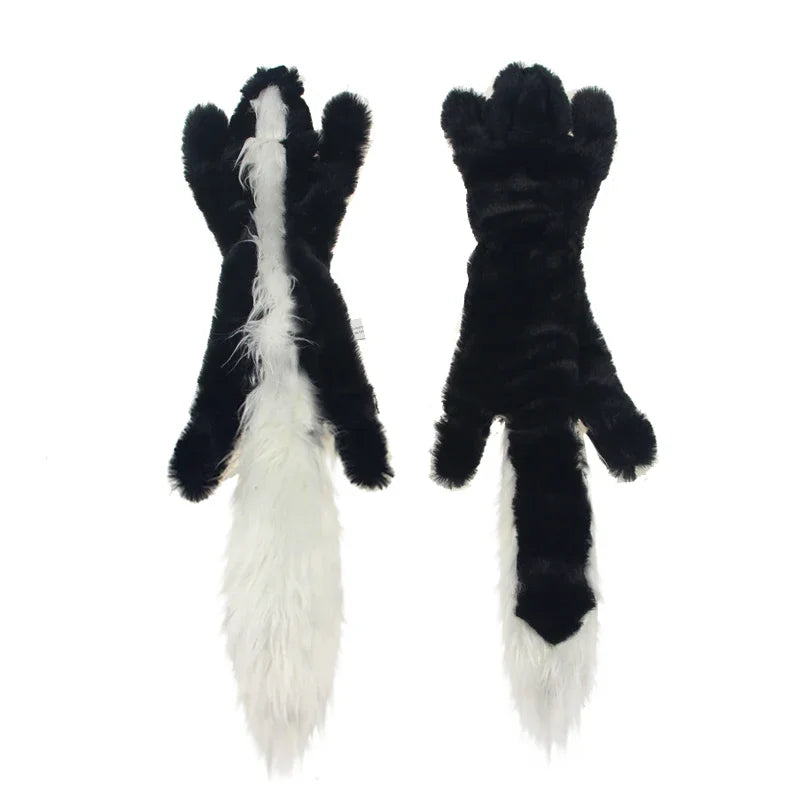 🐾 Squeaky Plush Animal Dog Toy – No Stuffing | Safe & Durable